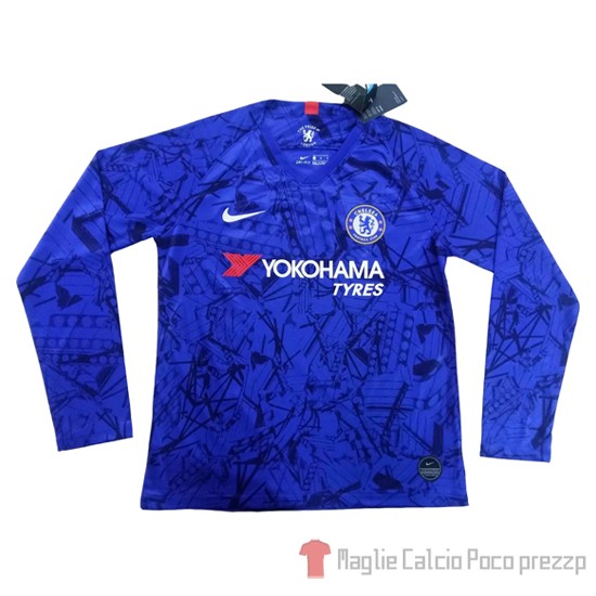 Maglia Chelsea Home Manica Lunga 2019/2020 - Clicca l'immagine per chiudere